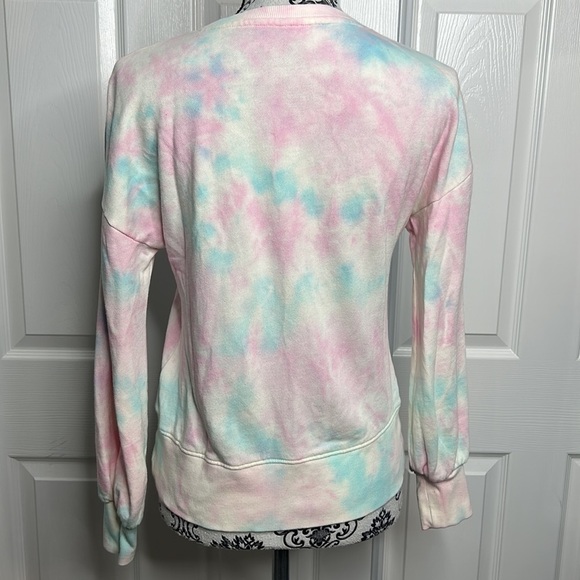 Disney World Tie Dye Pink Blue Mickey Mouse Pull Over XS - Picture 4 of 6